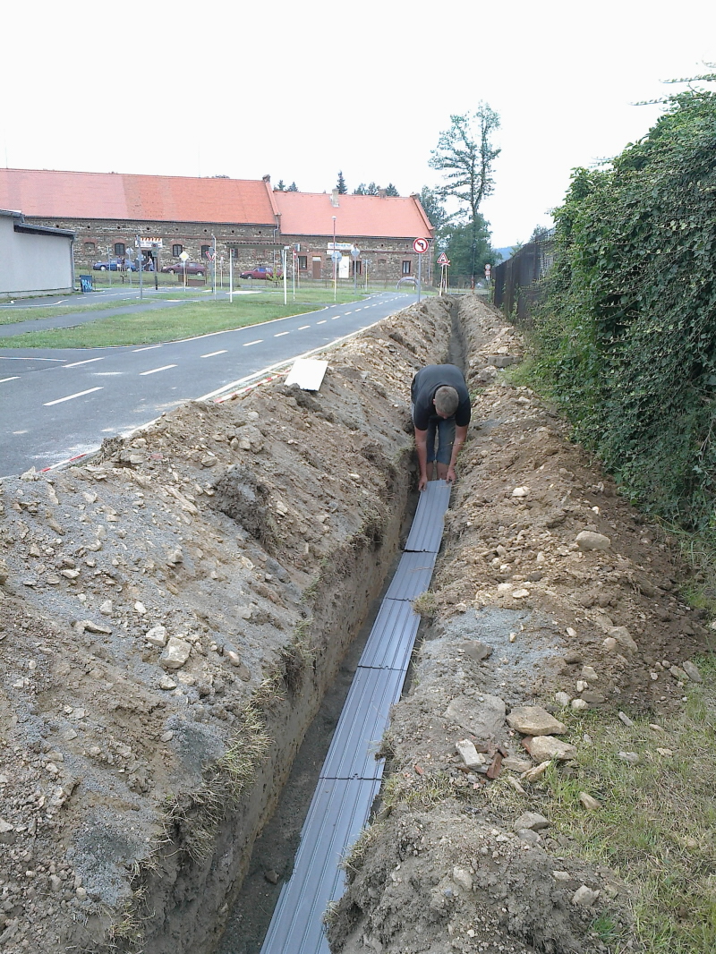 Pokládka krycích desek